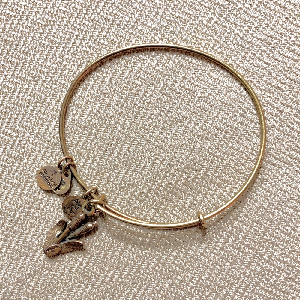 Gold Alex and Ani Bacelet